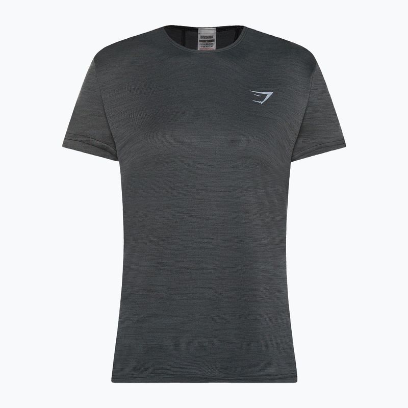 Футболка для тренувань жіноча Gymshark Running Top SS dark/grey 5