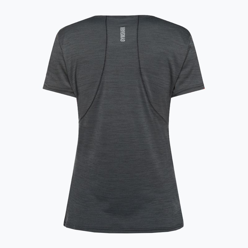 Футболка для тренувань жіноча Gymshark Running Top SS dark/grey 6