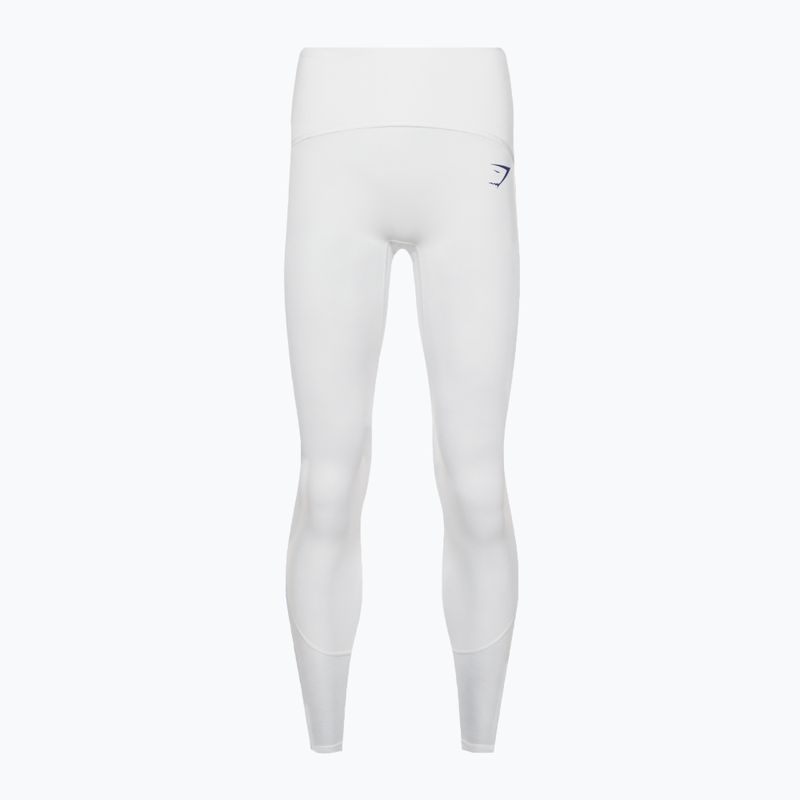 Легінси тренувальні жіночі Gymshark Pulse white/blue 6