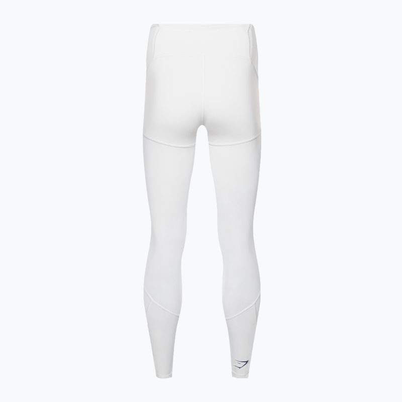 Легінси тренувальні жіночі Gymshark Pulse white/blue 7