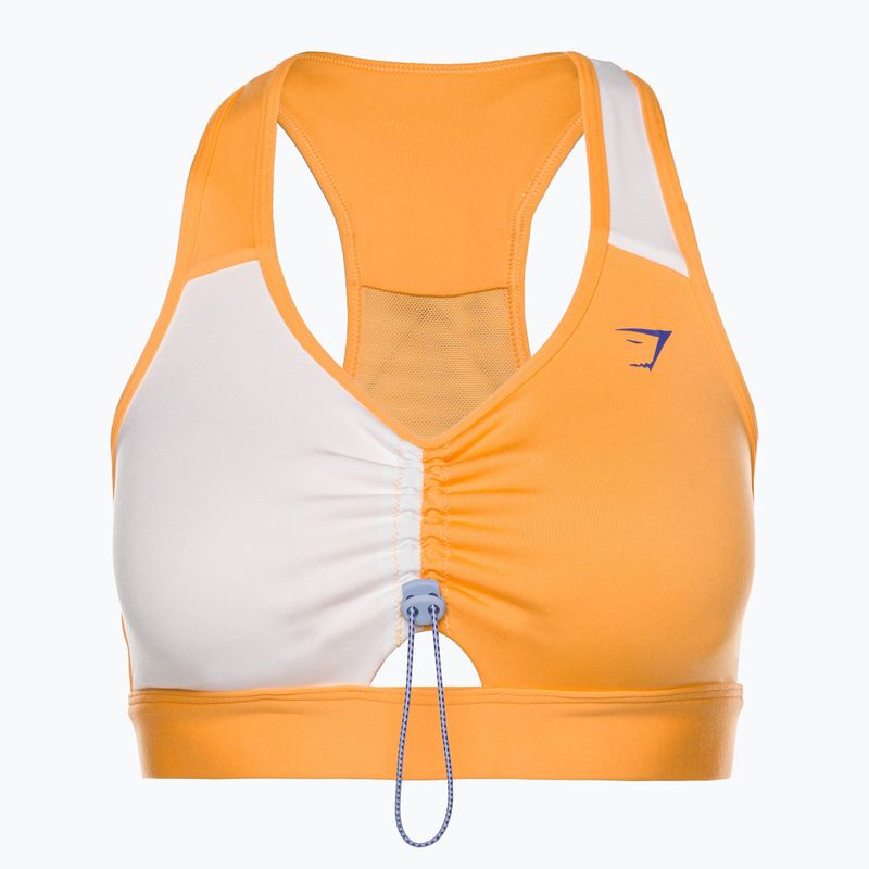 Бюстгальтер спортивний Gymshark Pulse Sports apricot orange/white 6