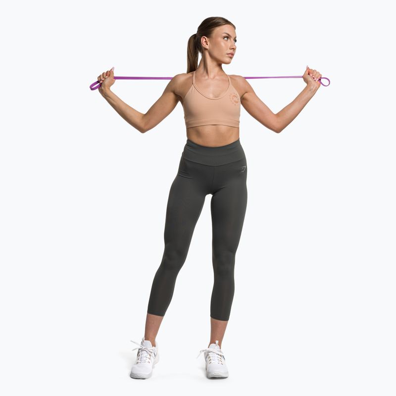Легінси тренувальні жіночі Gymshark Speed charcoal grey 2