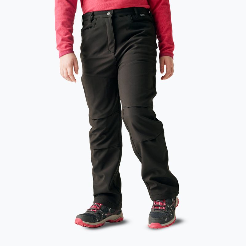Дитячі трекінгові штани REGATTA Highton Winter black 4