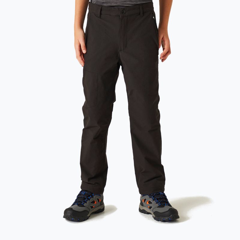 Дитячі трекінгові штани REGATTA Highton Winter black 10