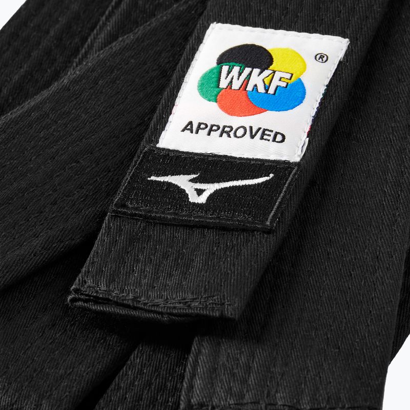 Пояс для кімоно Mizuno Karate WKF RB Black 2