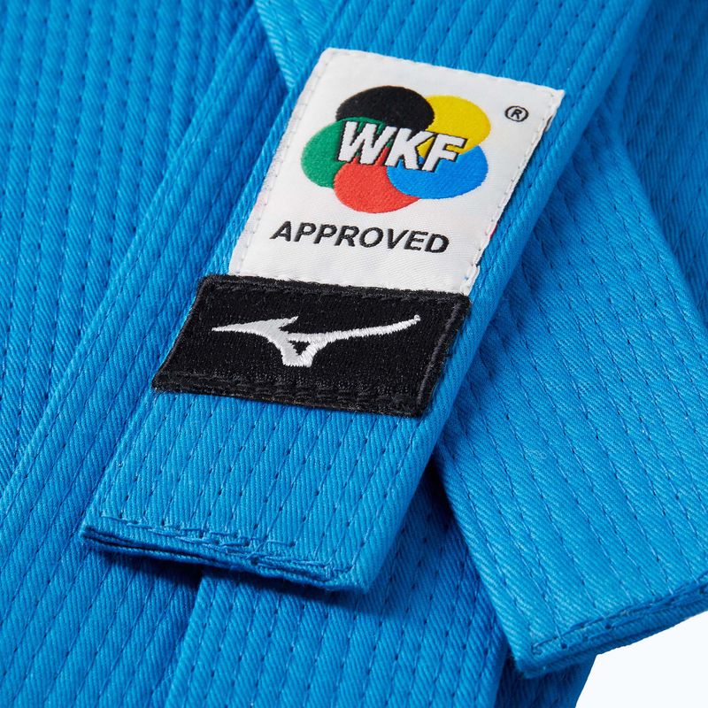 Пояс для кімоно Mizuno Karate WKF RB blue 2