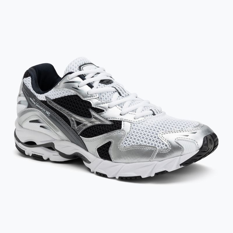 Кросівки чоловічі Mizuno Wave Rider 10 white/silver/black