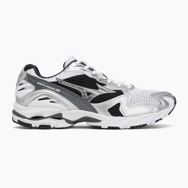 Кросівки чоловічі Mizuno Wave Rider 10 white/silver/black 2