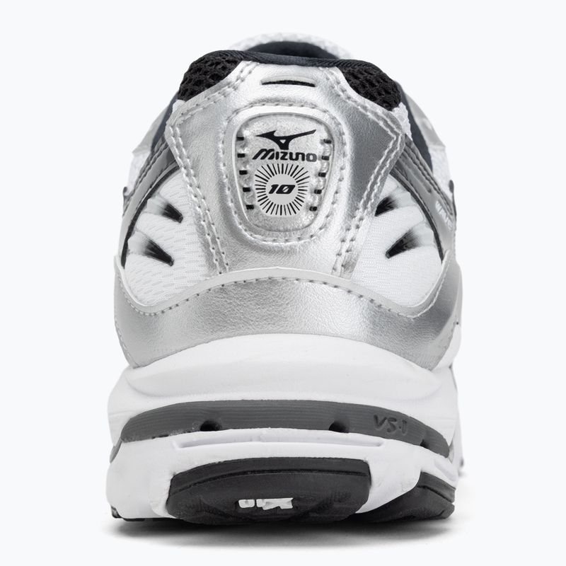 Кросівки чоловічі Mizuno Wave Rider 10 white/silver/black 6