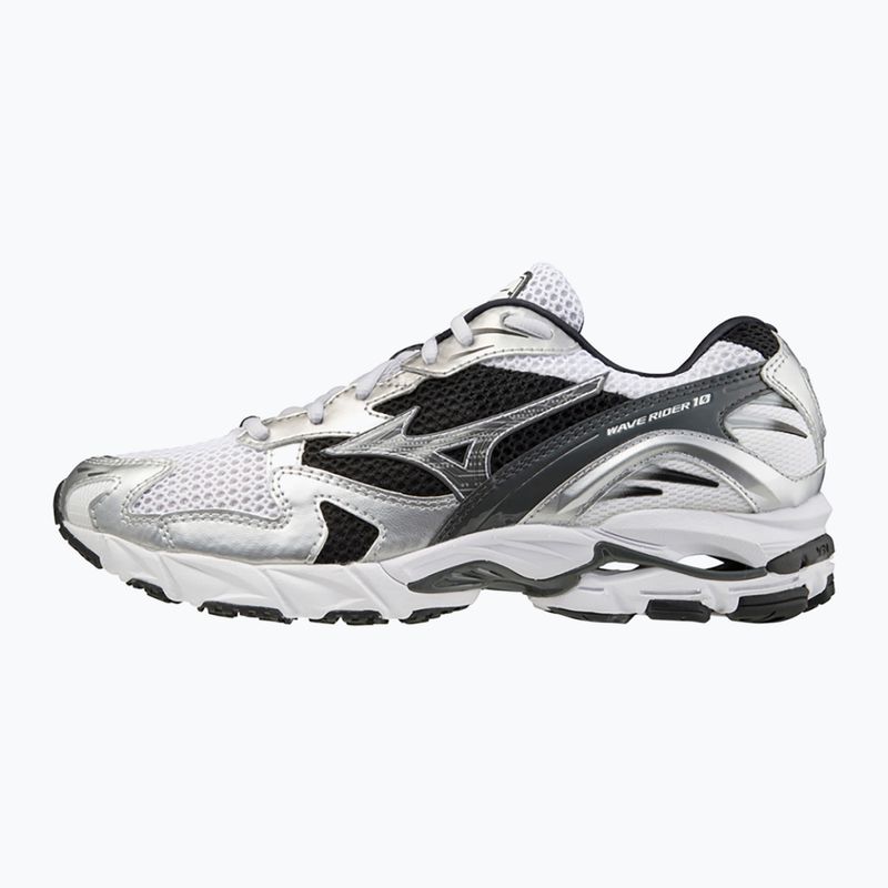 Кросівки чоловічі Mizuno Wave Rider 10 white/silver/black 2