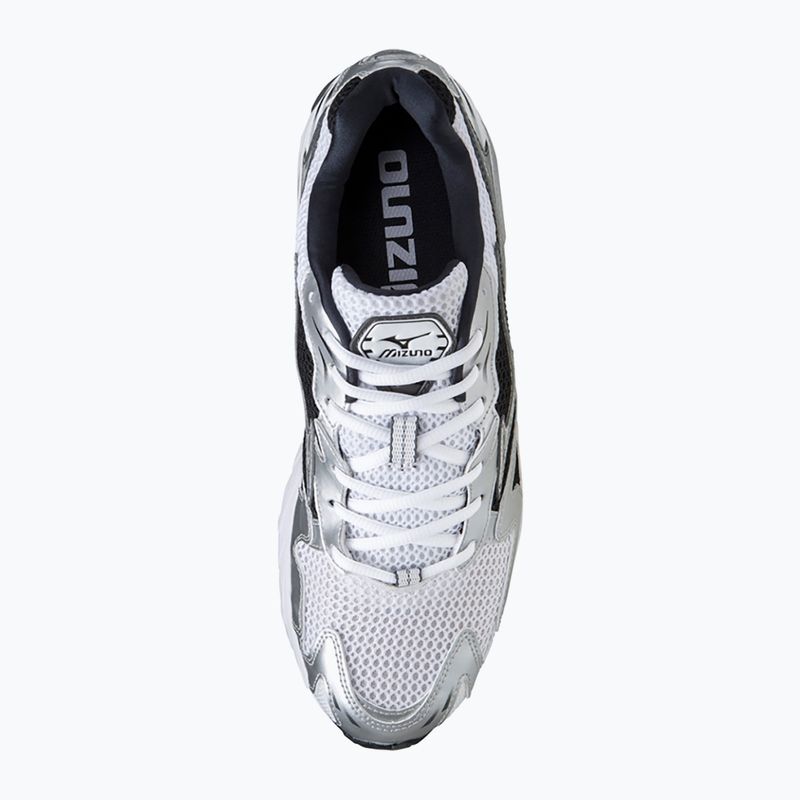 Кросівки чоловічі Mizuno Wave Rider 10 white/silver/black 3