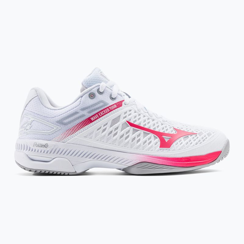 Кросівки для тенісу жіночі Mizuno Wave Exceed Tour 4 CC білі 61GA207164 2
