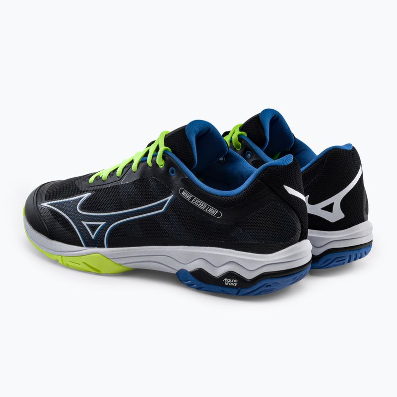 Кросівки для тенісу чоловічі Mizuno Wave Exceed Light AC чорні 61GA2218 3