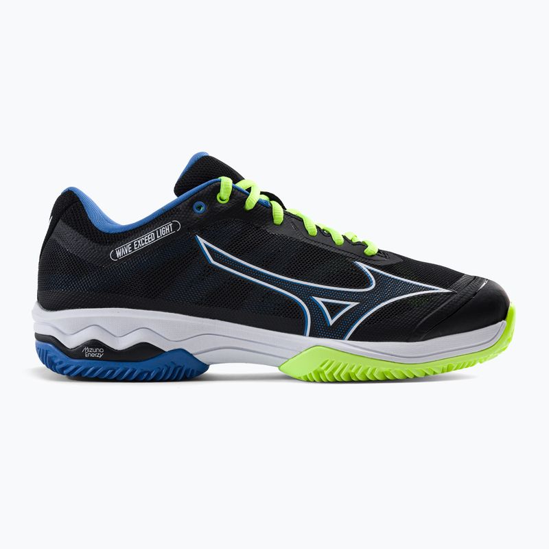 Кросівки для тенісу чоловічі Mizuno Wave Exceed Light CC чорні 61GC2220 2
