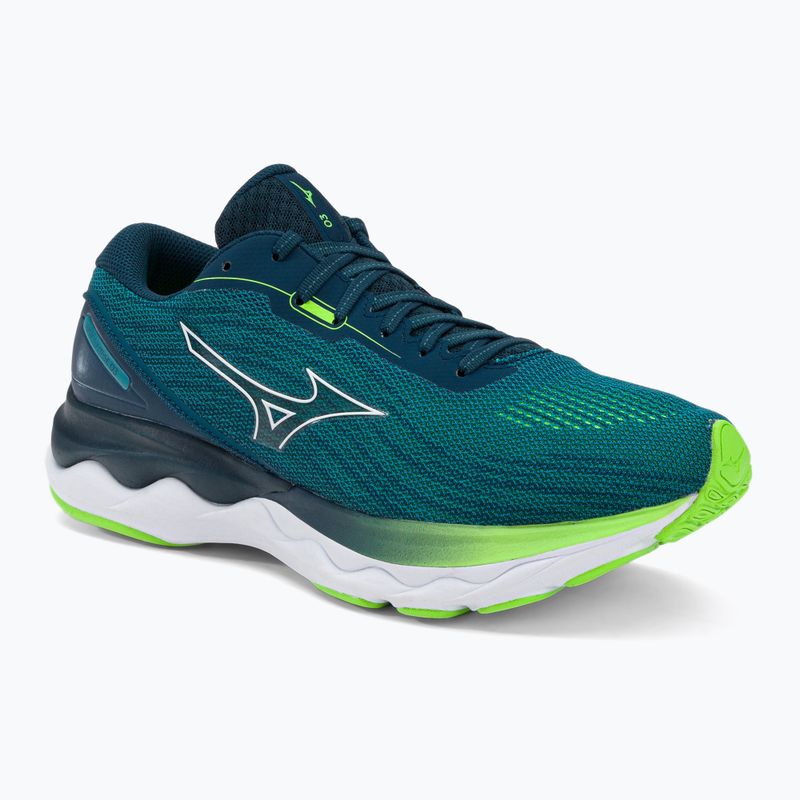 Кросівки для бігу чоловічі Mizuno Wave Skyrise 3 блакитні J1GC220901