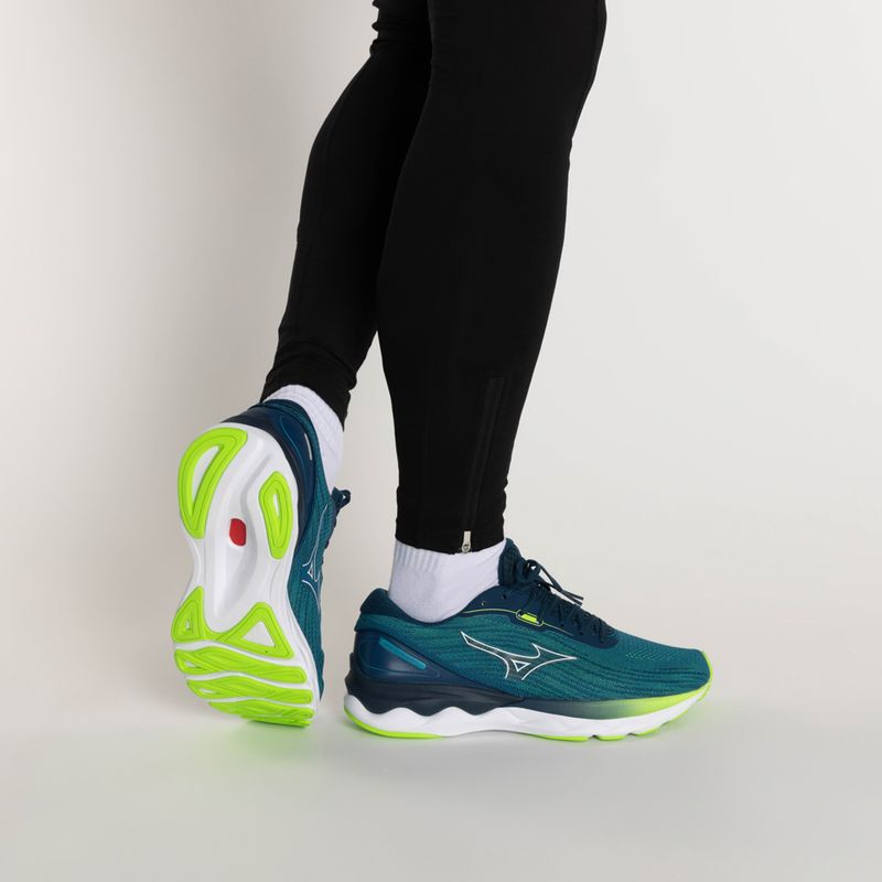 Кросівки для бігу чоловічі Mizuno Wave Skyrise 3 блакитні J1GC220901 2