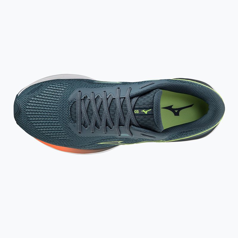 Кросівки для бігу чоловічі Mizuno Wave Skyrise 3 блакитні J1GC220981 14