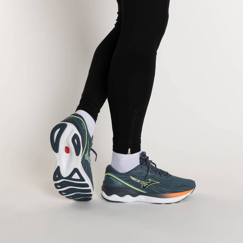 Кросівки для бігу чоловічі Mizuno Wave Skyrise 3 блакитні J1GC220981 3