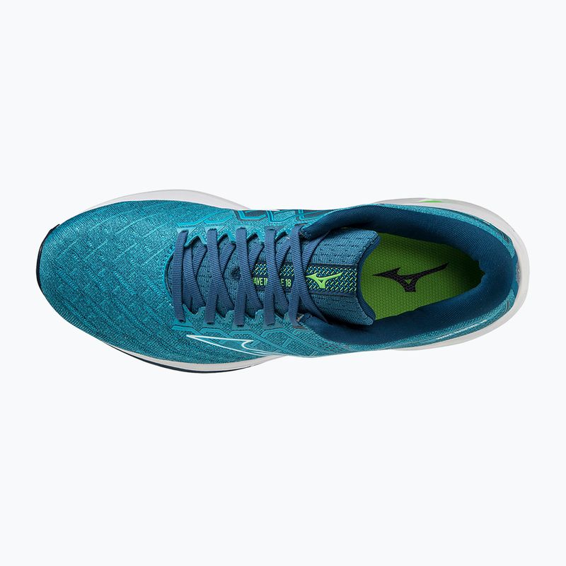 Кросівки для бігу чоловічі Mizuno Wave Inspire 18 блакитні J1GC224402 13