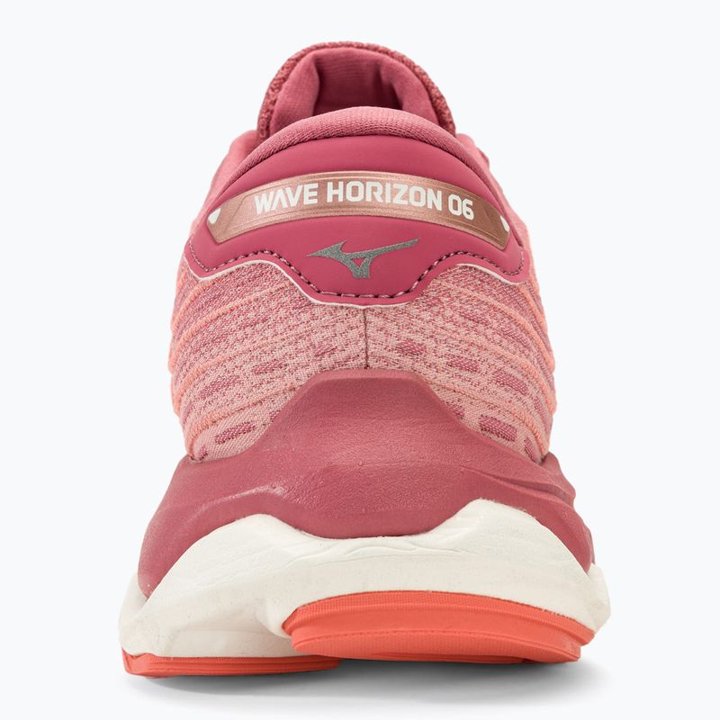 Кросівки для бігу жіночі Mizuno Wave Horizon 6 garnet rose/rose copper/persimmon 7