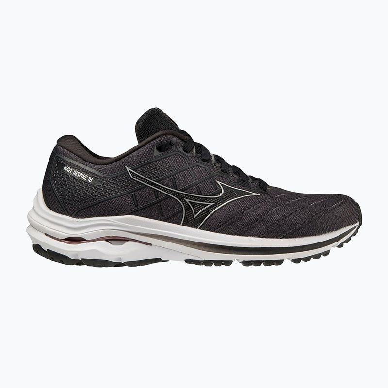 Кросівки для бігу чоловічі Mizuno Wave Inspire 18 D black/silver/ebony