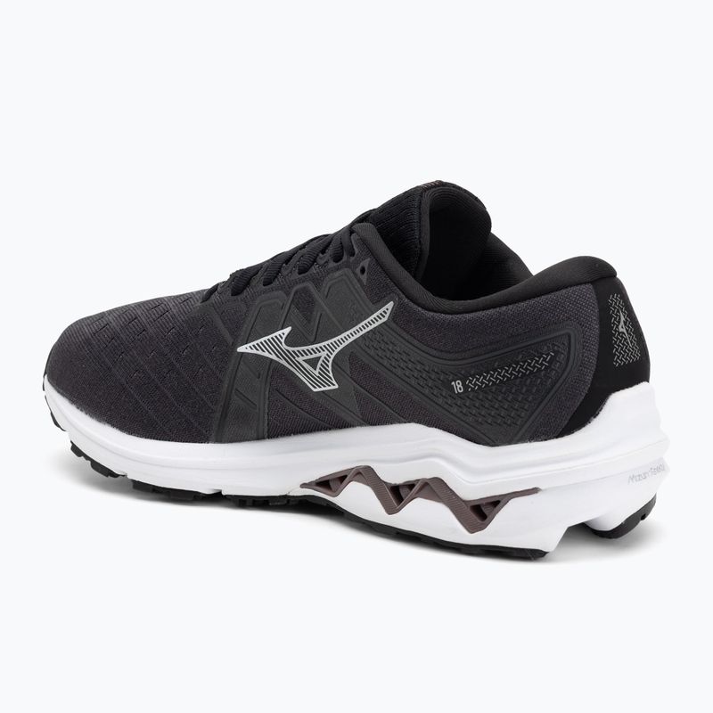 Кросівки для бігу чоловічі Mizuno Wave Inspire 18 D black/silver/ebony 3