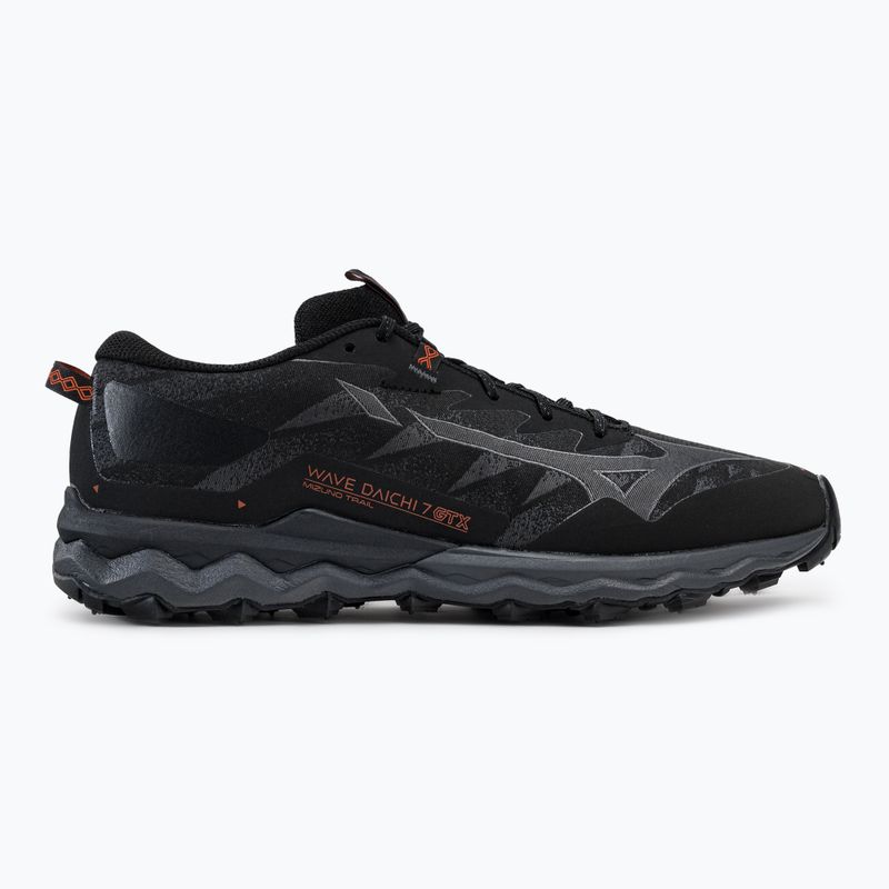 Кросівки для бігу чоловічі Mizuno Wave Daichi 7 GTX чорні J1GJ225638 2
