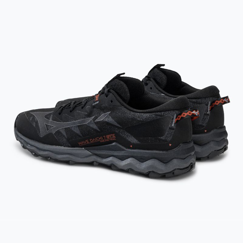 Кросівки для бігу чоловічі Mizuno Wave Daichi 7 GTX чорні J1GJ225638 3