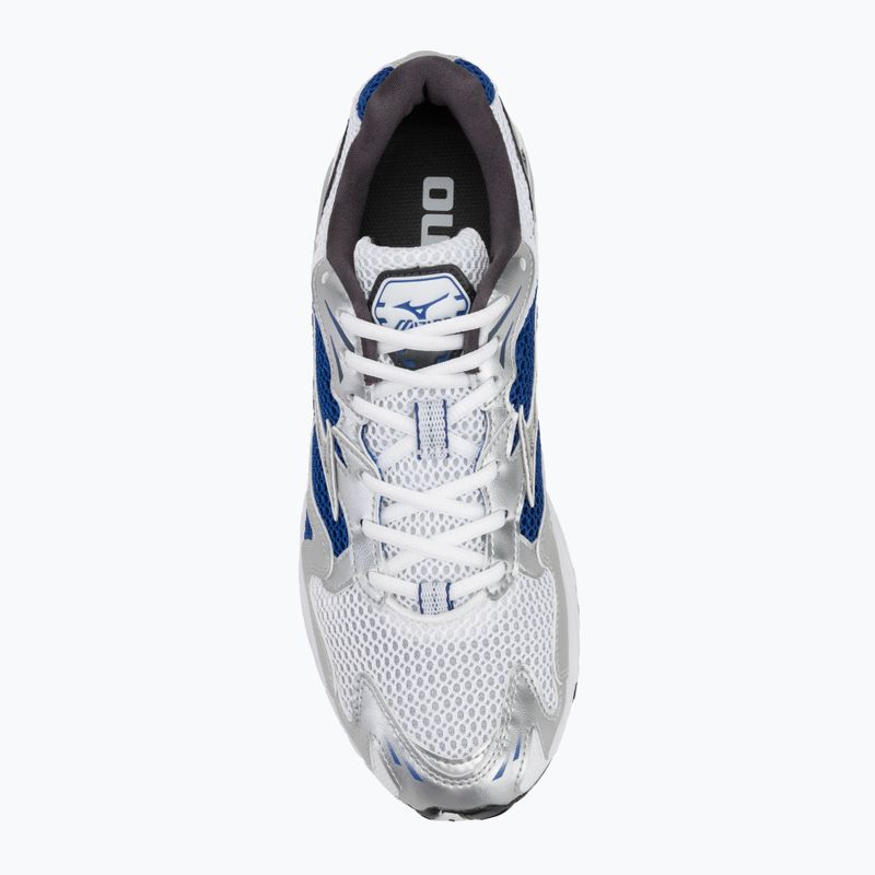 Кросівки чоловічі Mizuno Wave Rider 10 white/silver/surf the web 5