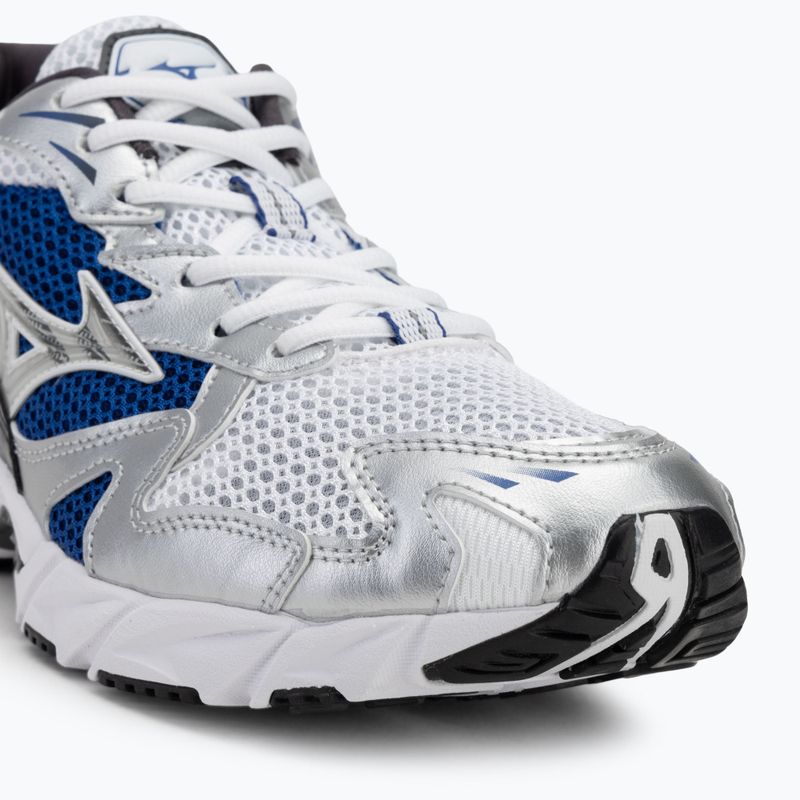 Кросівки чоловічі Mizuno Wave Rider 10 white/silver/surf the web 7