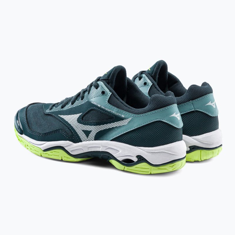 Кросівки гандбольні чоловічі Mizuno Wave Phantom 2 блакитні X1GA206038 3