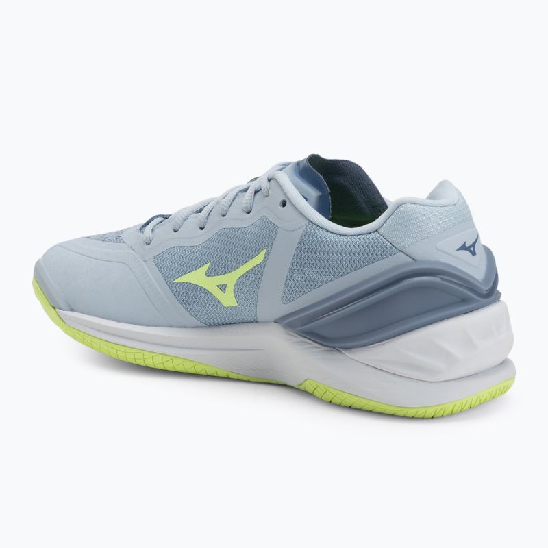 Кросівки гандбольні жіночі Mizuno Wave Stealth Neo heather/white/neo lime 3