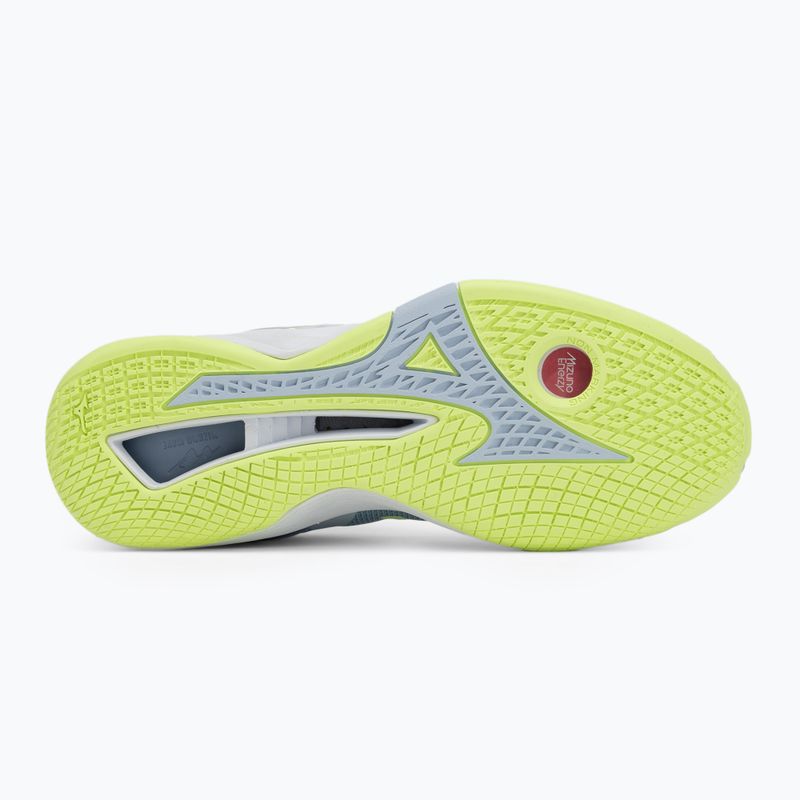 Кросівки гандбольні жіночі Mizuno Wave Stealth Neo heather/white/neo lime 4