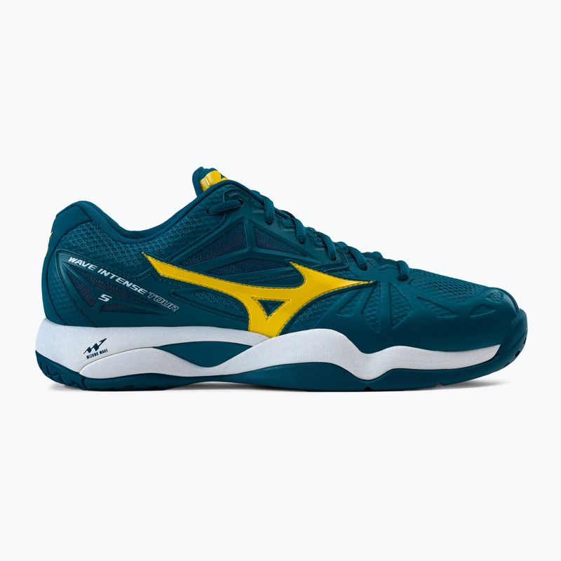 Кросівки для тенісу чоловічі Mizuno Wave Intense Tour 5 AC блакитні 61GA190030 2