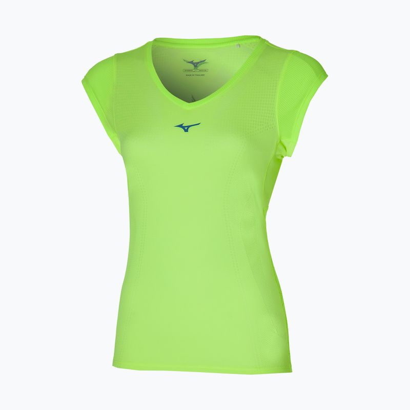 Футболка для бігу жіноча Mizuno Aero Tee neolime 3