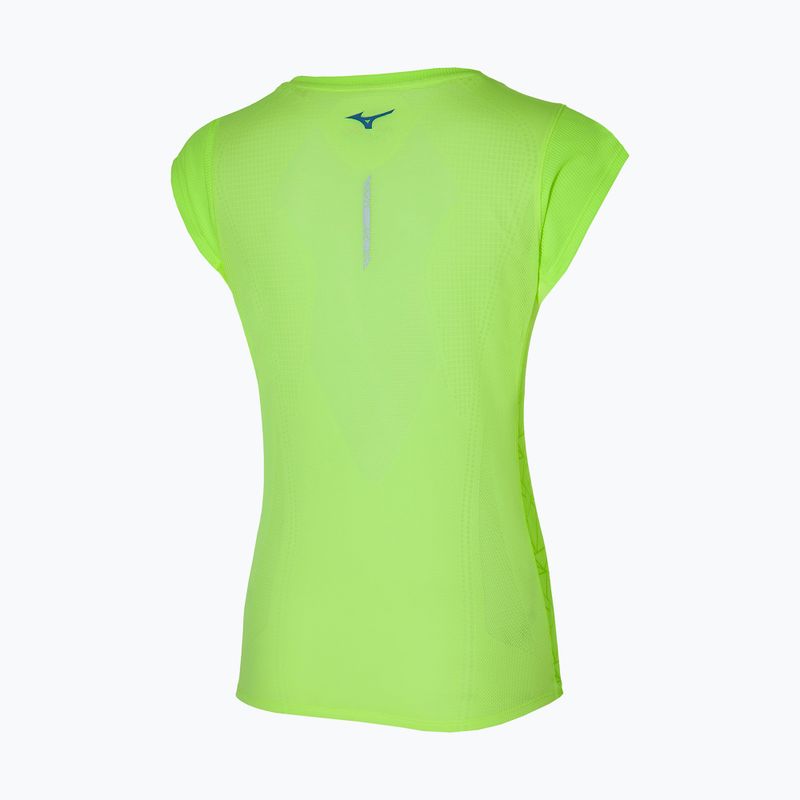 Футболка для бігу жіноча Mizuno Aero Tee neolime 4