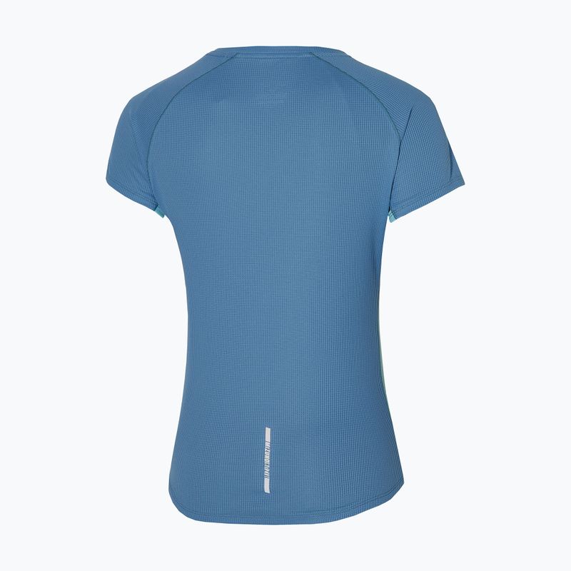 Футболка для бігу жіноча Mizuno Dryaeroflow Tee copen blue 2