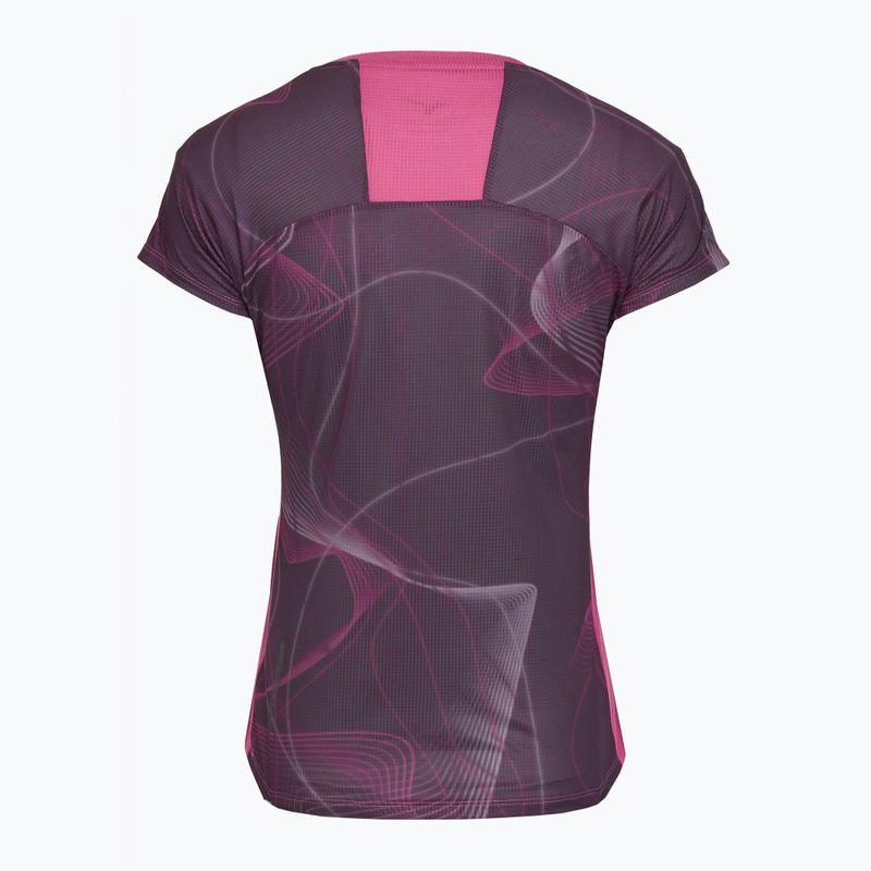 Футболка для бігу жіноча Mizuno Aero Tee gape wine 2