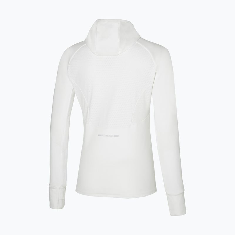 Кофта для бігу жіноча Mizuno Warmalite Hooded LS white 2