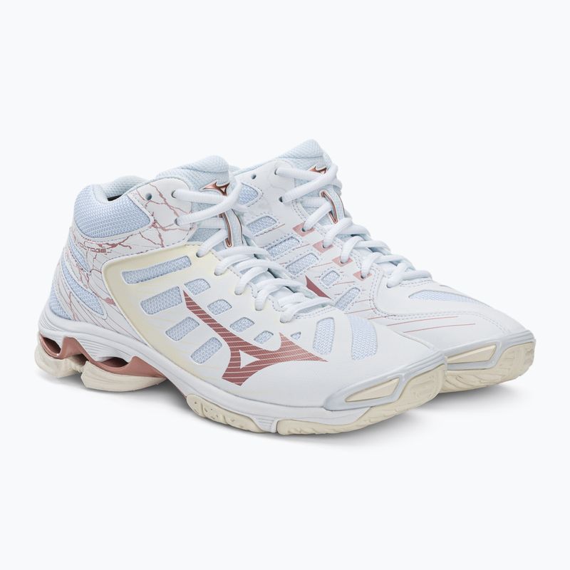 Кросівки волейбольні жіночі Mizuno Wave Voltage Mid білі V1GC216536 4