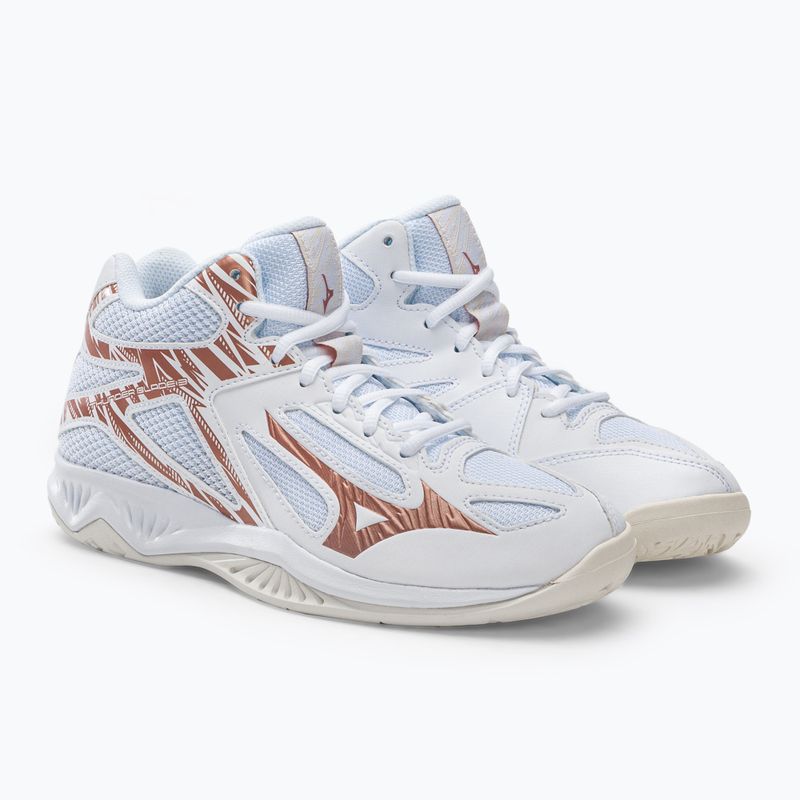 Кросівки волейбольні жіночі Mizuno Thunder Blade 3 Mid білі V1GC217536 4