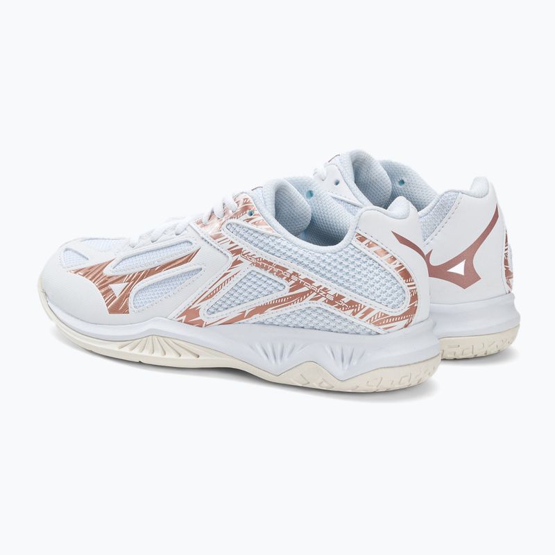Кросівки волейбольні дитячі Mizuno Lightning Star Z6 білі V1GD210336 3