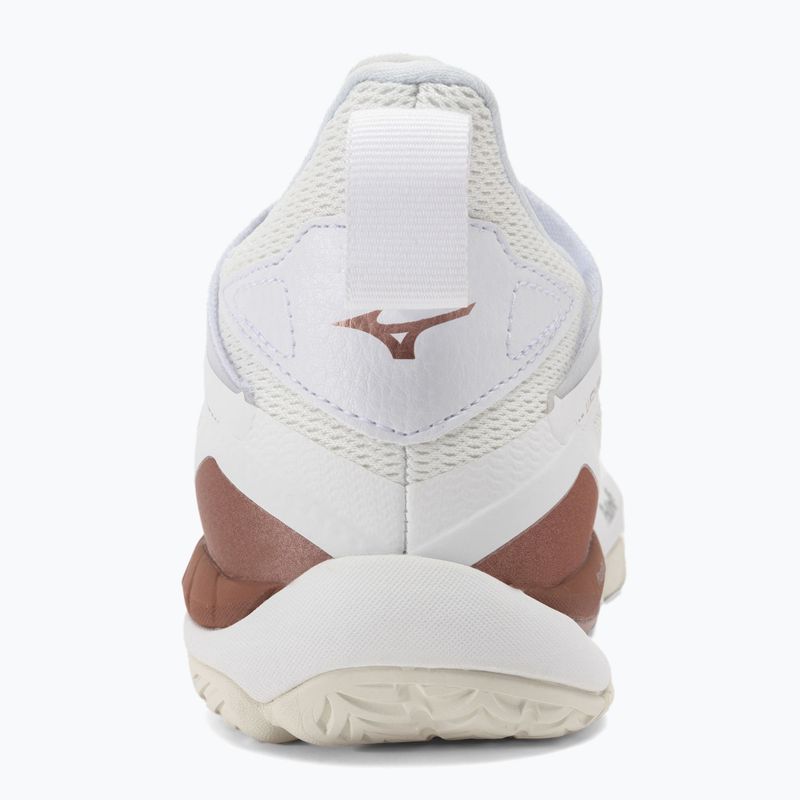 Жіночі гандбольні кросівки Mizuno Wave Mirage 4 білі/рожеві/білосніжні 6