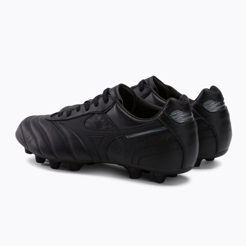 Футбольні бутси Mizuno Morelia II Elite MD чорні P1GA221299 3