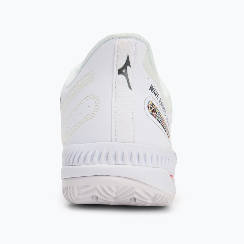 Кросівки тенісні жіночі Mizuno Wave Exceed Tour 5 CC undyed white/quiet shade/opera red 6