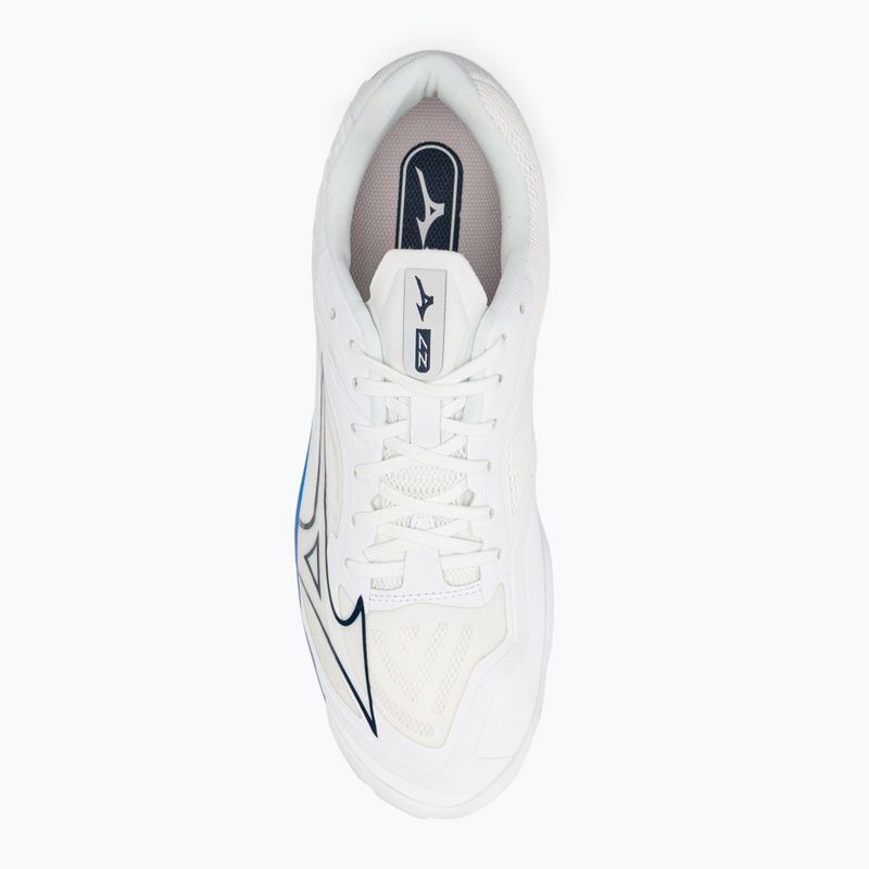 Чоловічі волейбольні кросівки Mizuno Wave Lightning Z7 нефарбовані білий/місячний океан/мирний блакитний 7
