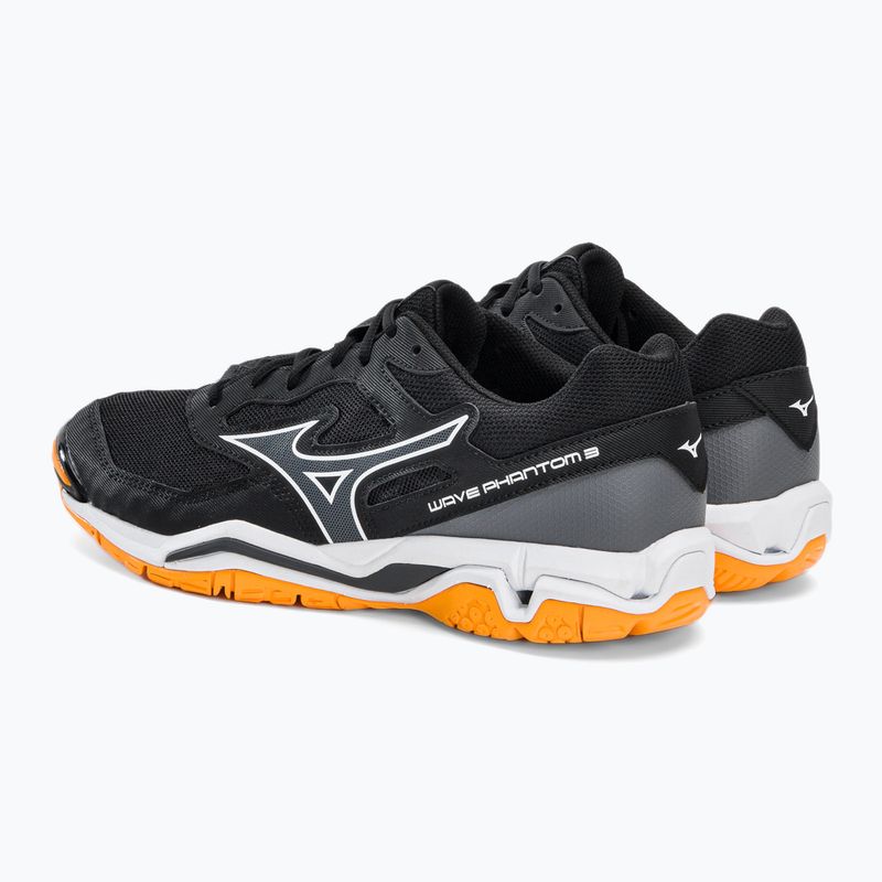 Кросівки гандбольні чоловічі Mizuno Wave Phantom 3 чорні X1GA226044 3