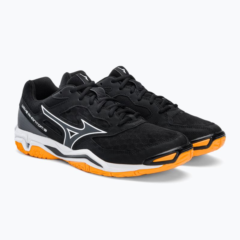 Кросівки гандбольні чоловічі Mizuno Wave Phantom 3 чорні X1GA226044 4