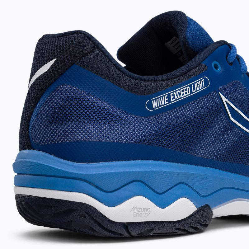Кросівки для тенісу чоловічі Mizuno Wave Exceed Light AC сині 61GA221826 8