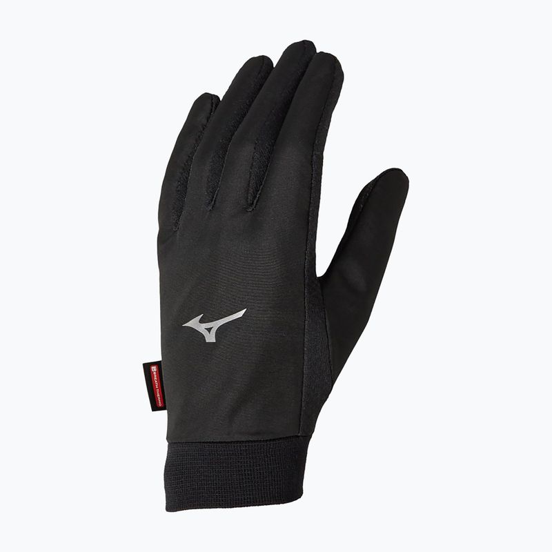 Рукавички для бігу Mizuno Wind Guard black 2